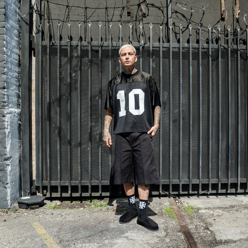MESH GOTH CROPPED JERSEY