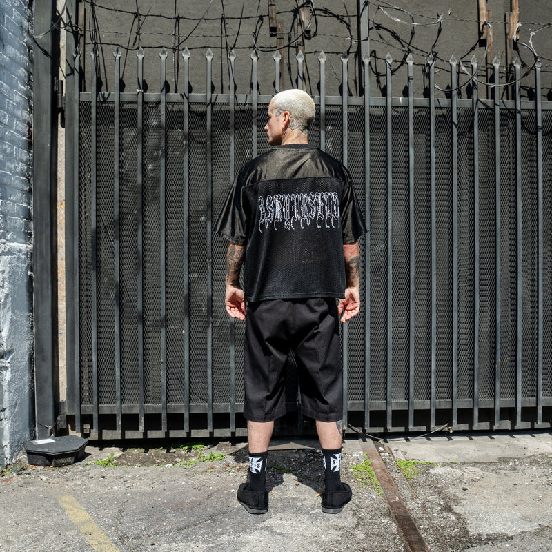 MESH GOTH CROPPED JERSEY