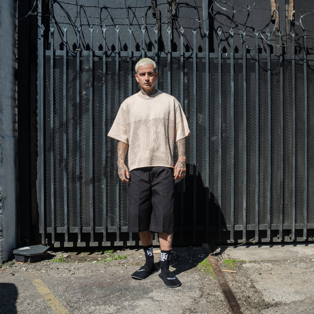 トップス ASKYURSELF WARM UP KNIT JERSEY WARM UP KNIT JERSEY - ASKYURSELF