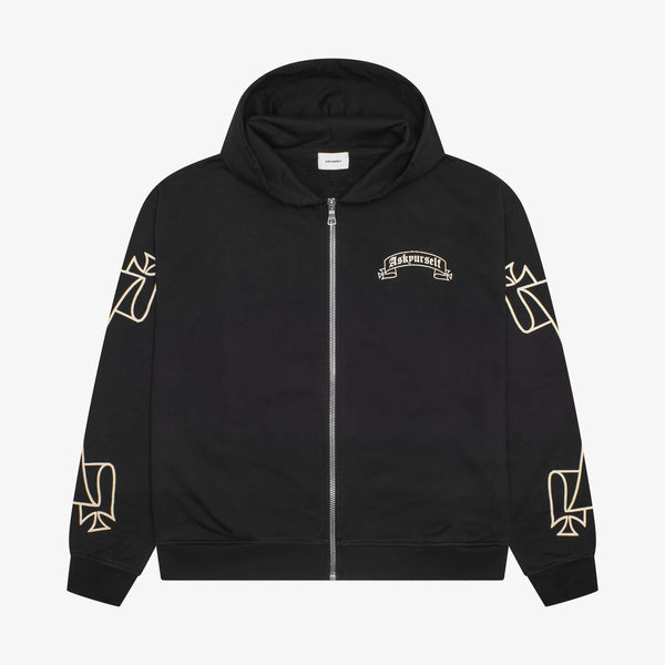 BANNED ZIP HOODIE - ASKYURSELF