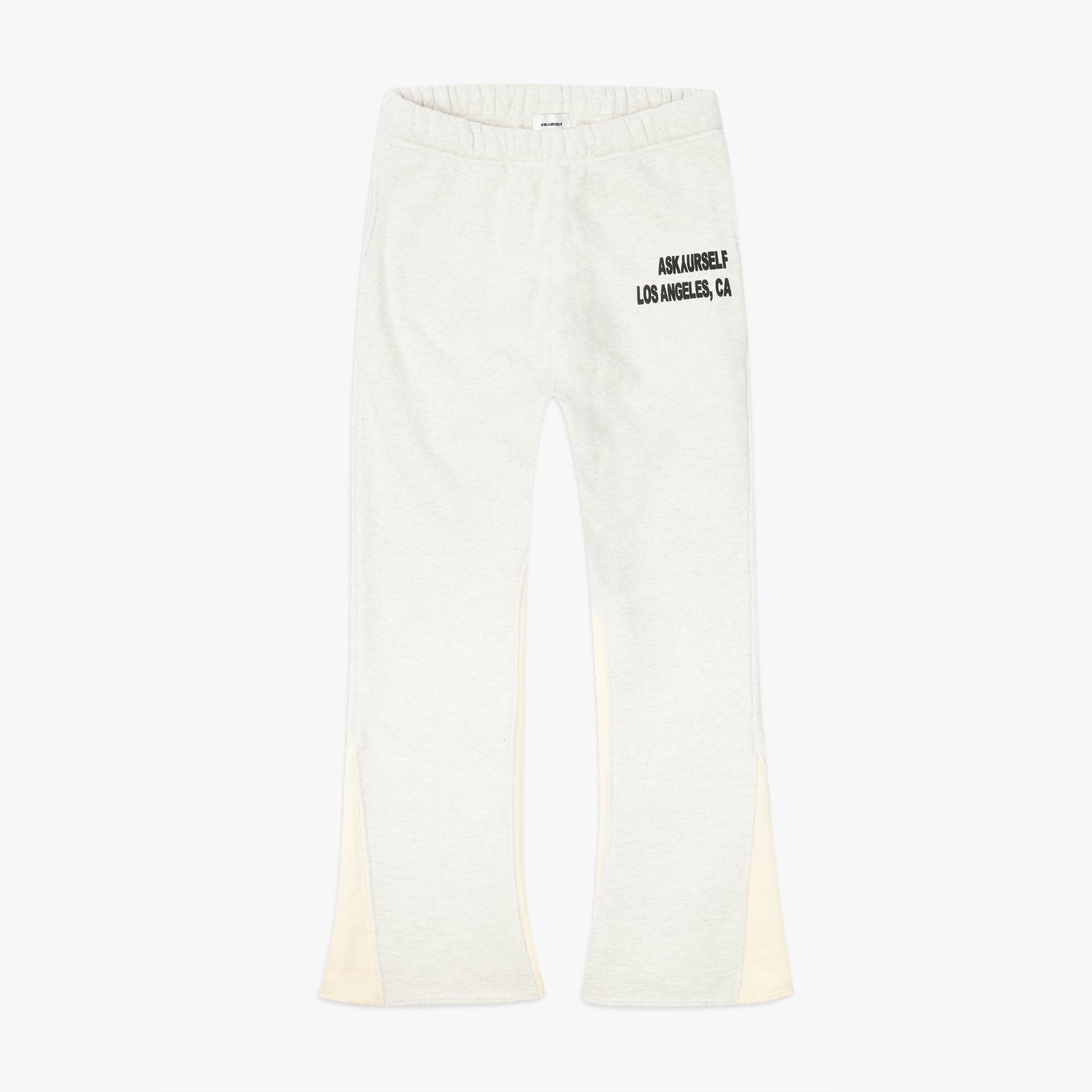 CONTRAST INSERT FLARE JOGGER - ASKYURSELF