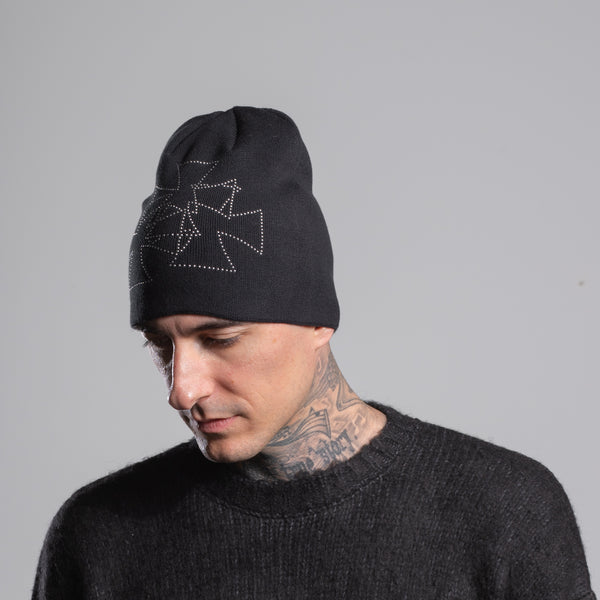 CROSS STUDS BEANIE