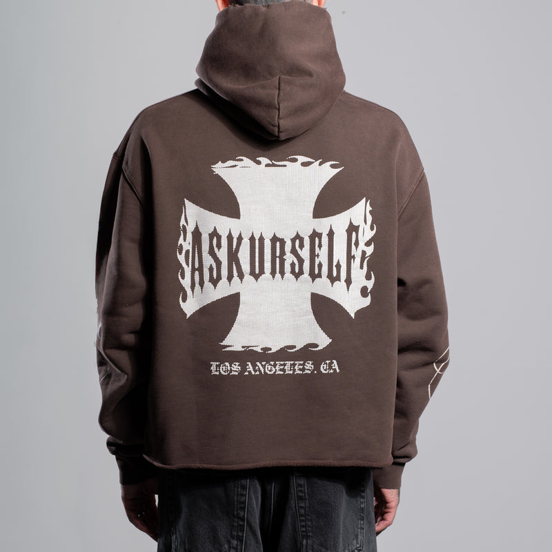 RAW AY CROSS HOODIE