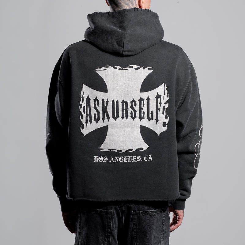 RAW AY CROSS HOODIE