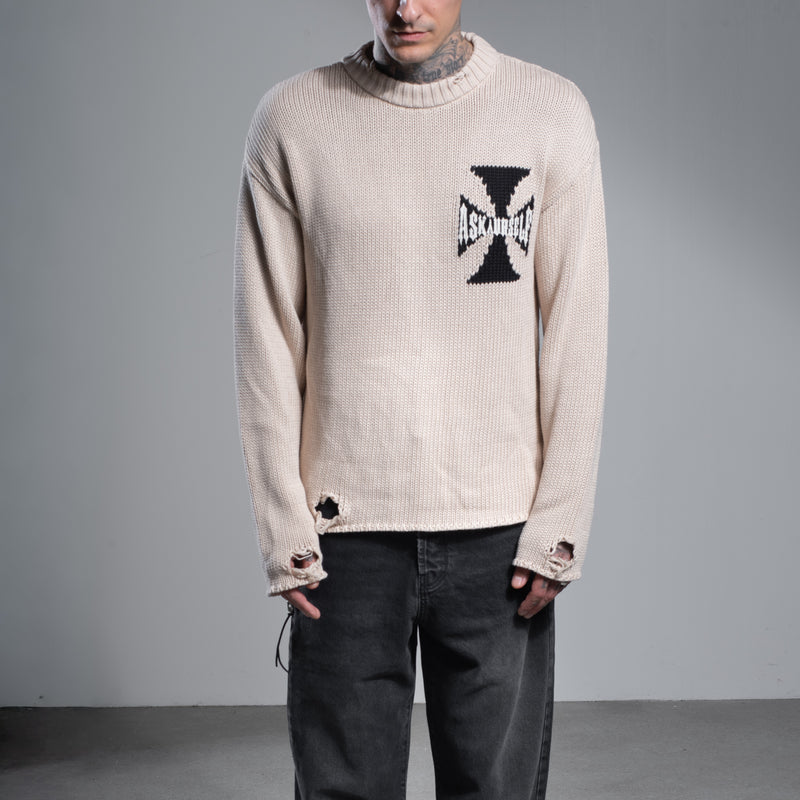 RIDER CROSS KNIT