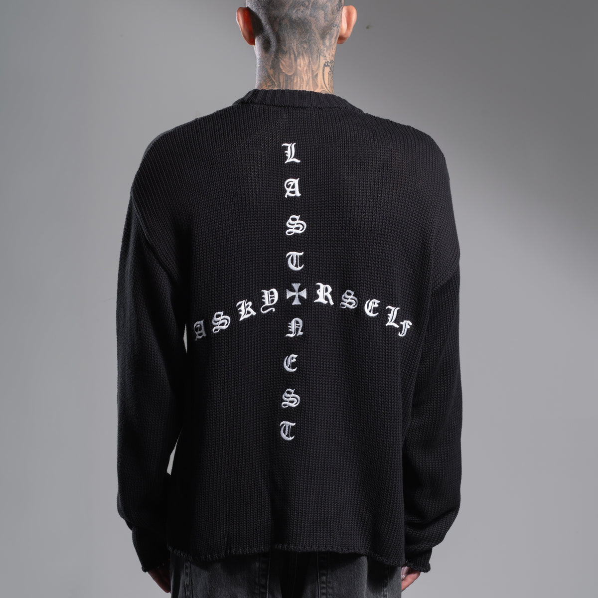 ASKYURSELF ニットセットアップ ASKYURSELF/MONO CROSS ニット セットアップ (ASKYURSELF