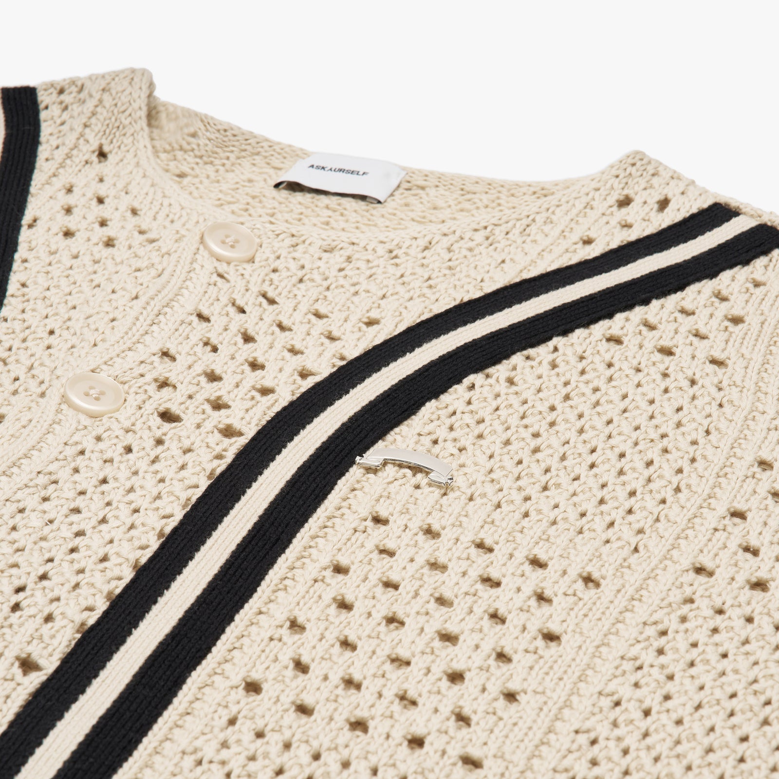 BANNEDKNITBASEBALLSHIRTECRU-