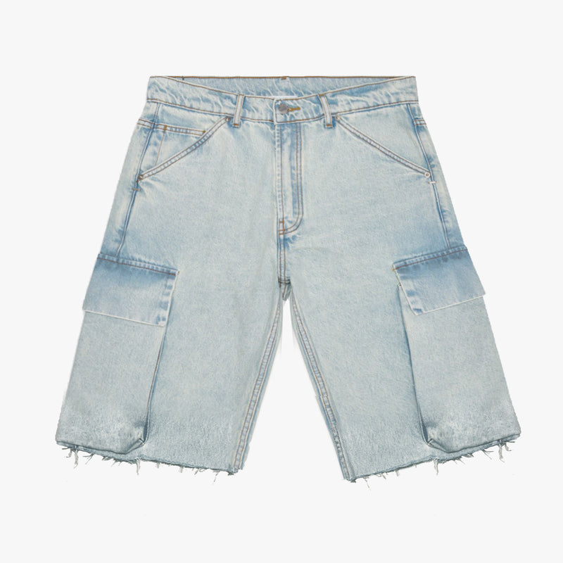 PHRASE CARGO JEANS SHORTS