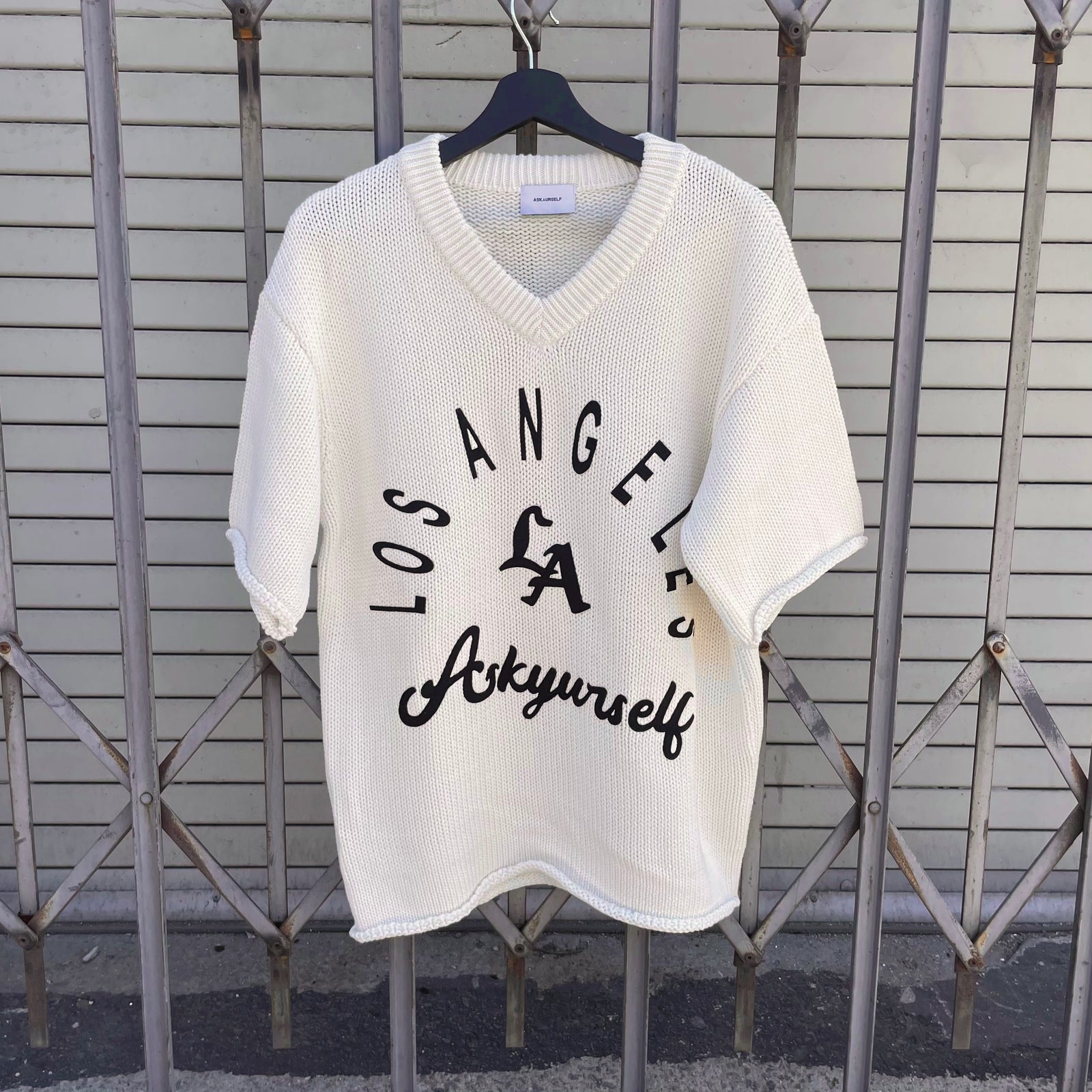 トップス ASKYURSELF WARM UP KNIT JERSEY WARM UP KNIT JERSEY - ASKYURSELF