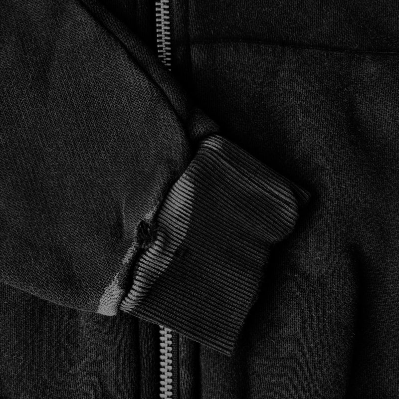 CROPPED VINTAGE ZIP HOODIE