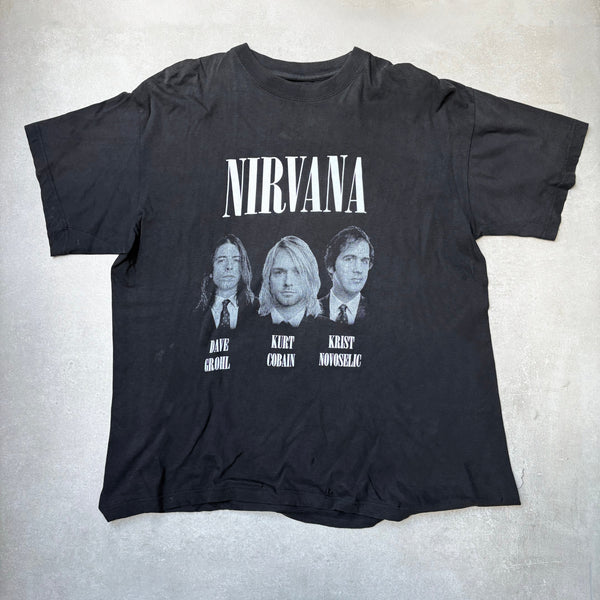 NIRVANA GROUP SHIRT 1997 BOOTLEG VINTAGE T