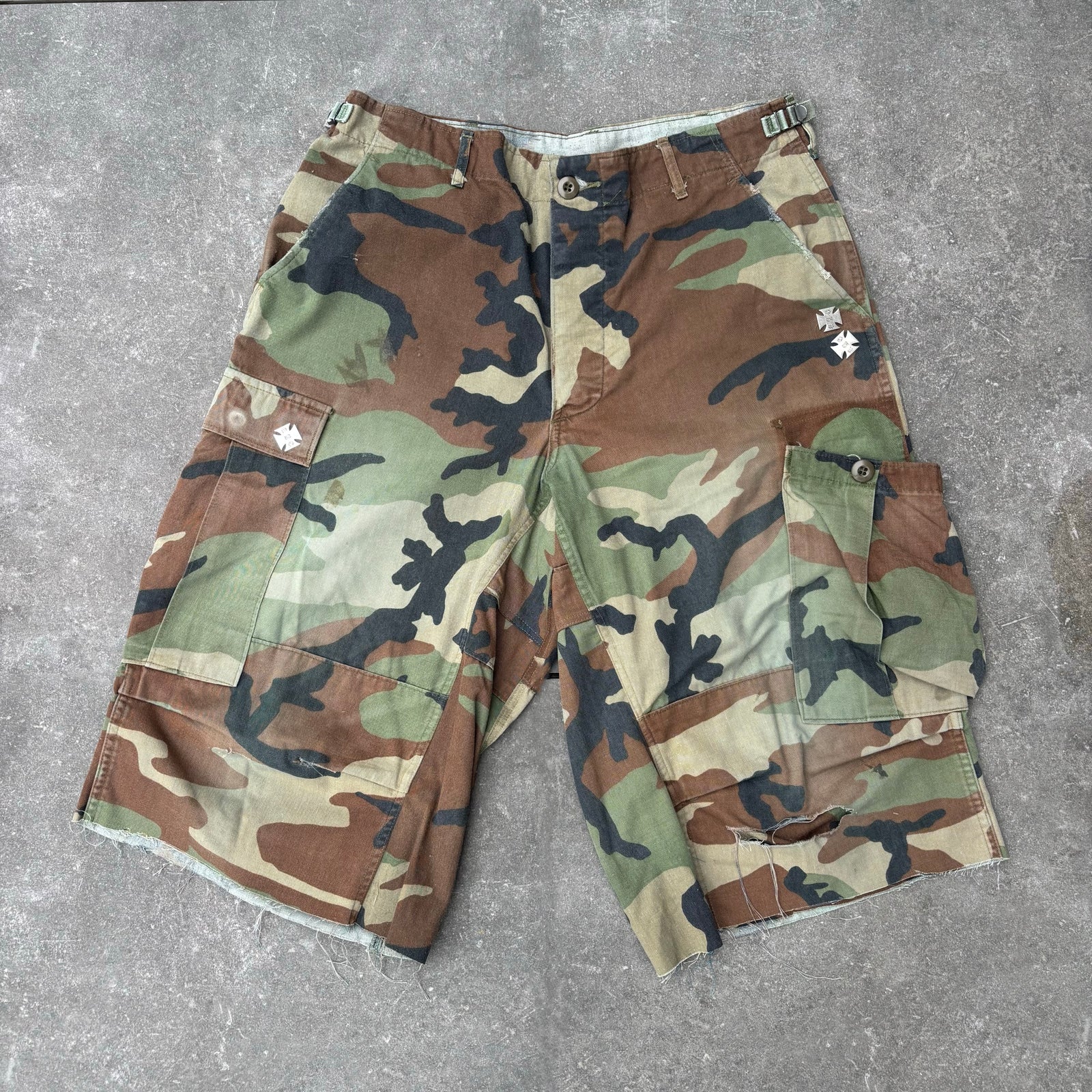 Faded Camo Vintage Shorts #2 | askyurself – ASKYURSELF