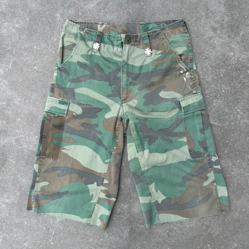 Faded Camo Vintage Shorts #1