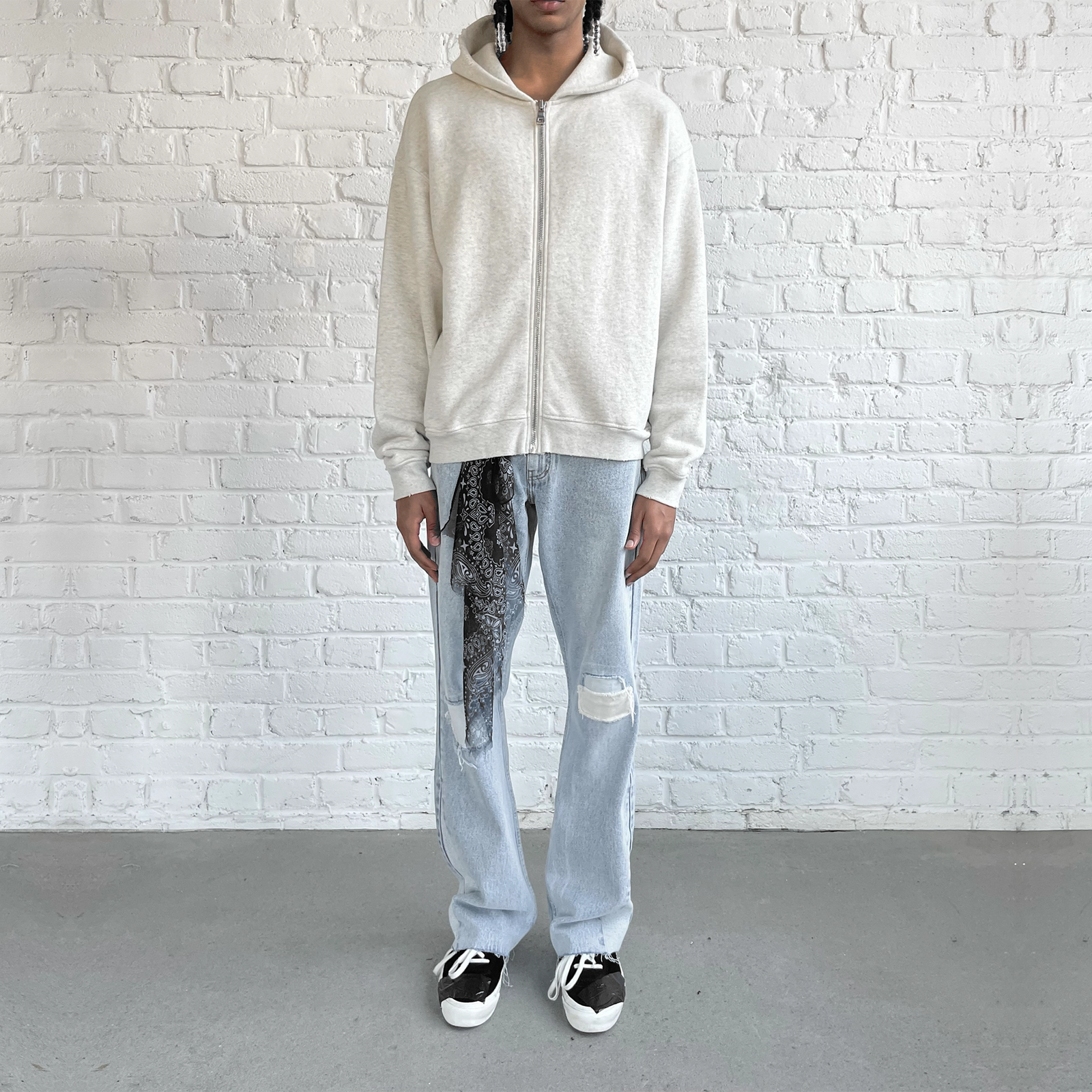 激安挑戦！！ askyurself_essential-zip- トップス