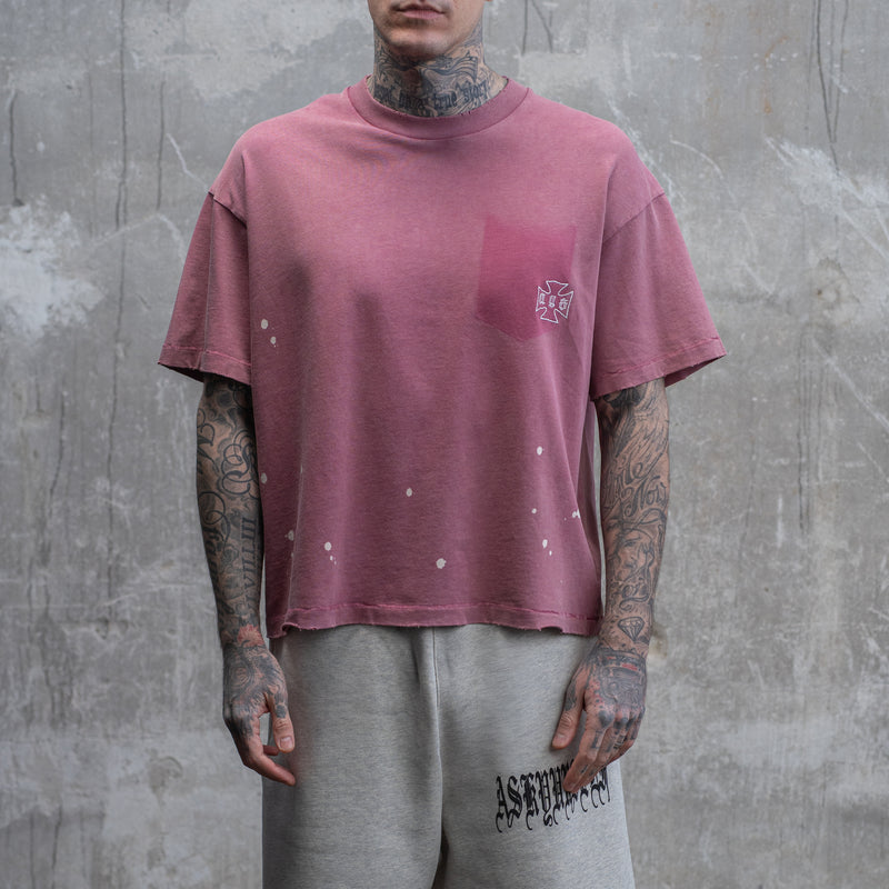 STAINED POCKET T - ASKYURSELF