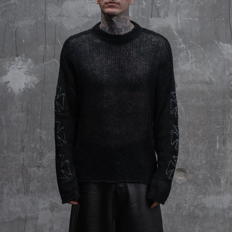 LOOSE CROSS KNIT - ASKYURSELF
