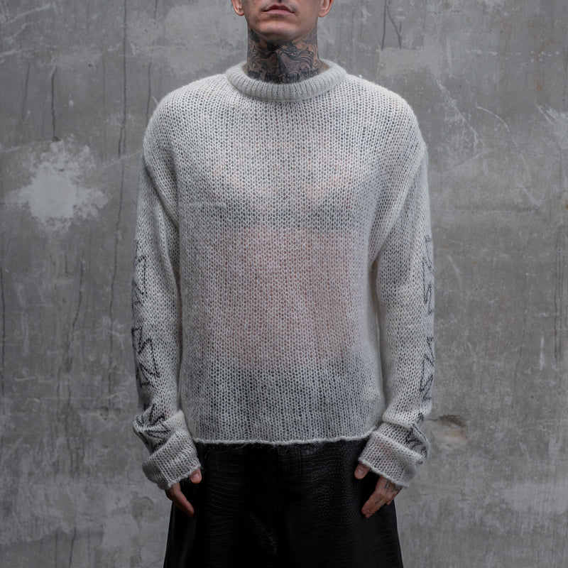 LOOSE CROSS KNIT - ASKYURSELF