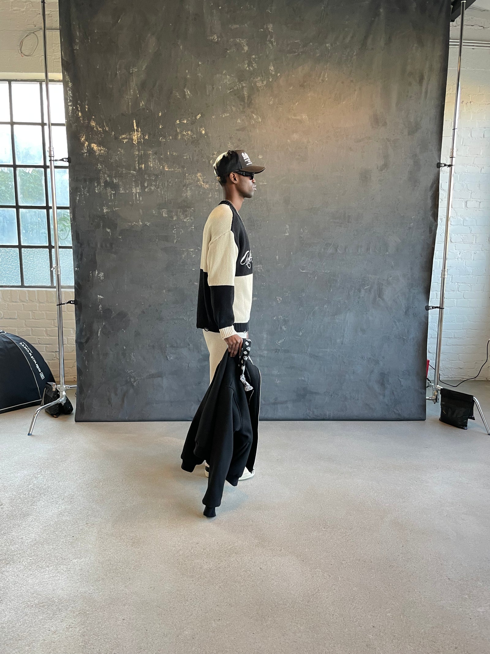 人気の春夏 CHUNKY CHECKERED KNIT - ASKYURSELF トップス
