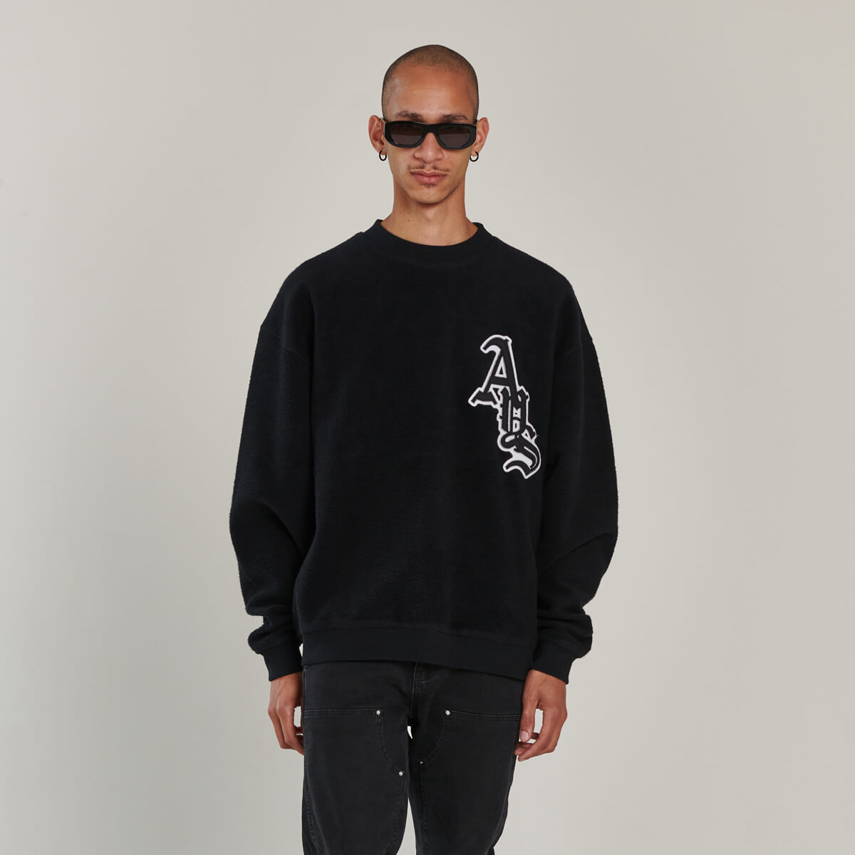 ASKYORSELF/AYS INSIDE OUT スウェット askyurself-AYS-crew-detail-