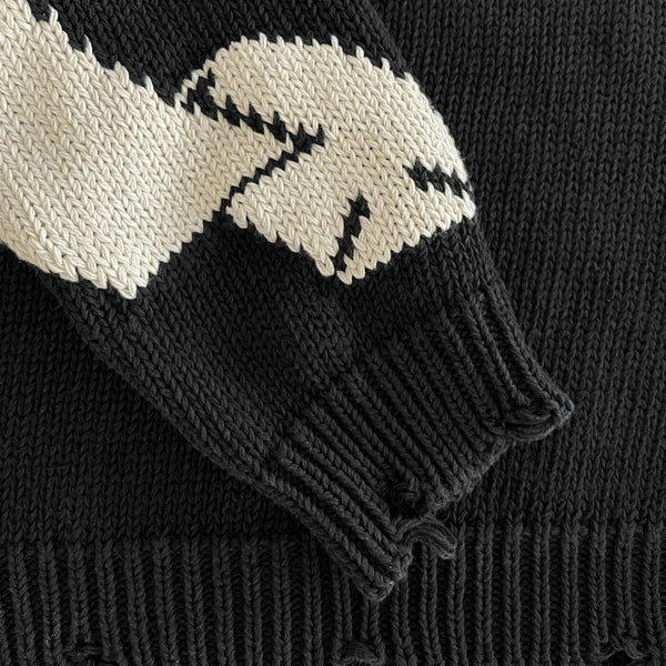 ショッピングモール 【ASKYURSELF】Tatoo Knit Sweater XL ニット