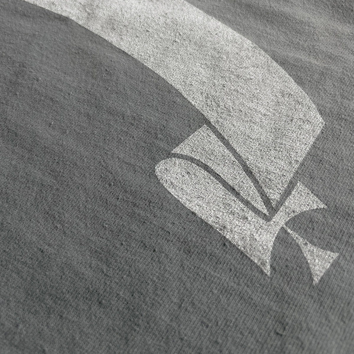 BANNED FADED T with distress and vintage sun faded look