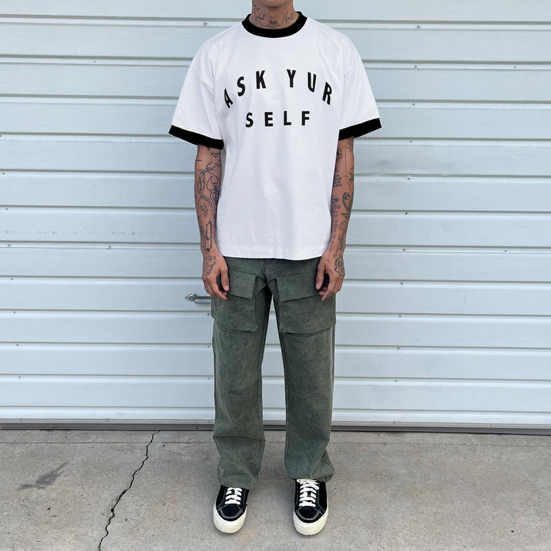 ASKYURSELF - CANVAS CARGO PANTS